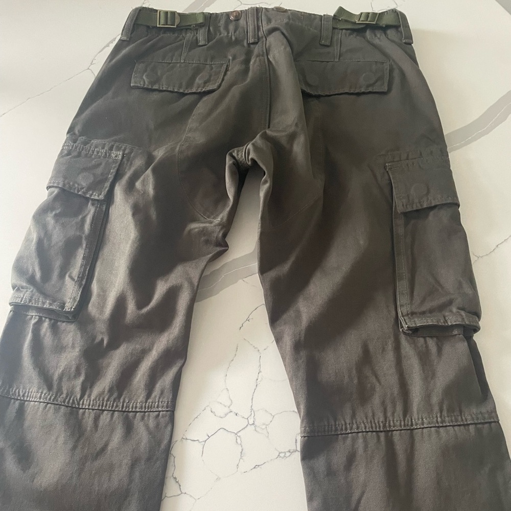 Dark green cargo pants
